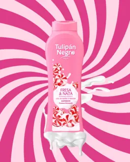 Gel de baño fresa y nata