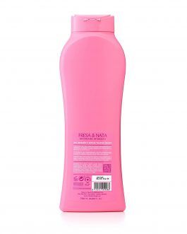 Gel de baño fresa y nata