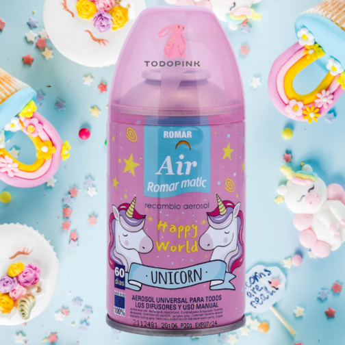 Ambientador unicornio rosa