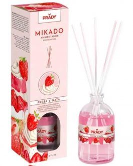 Mikado fresa y nata