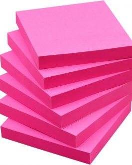 Notas adhesivas Post-it neón rosa