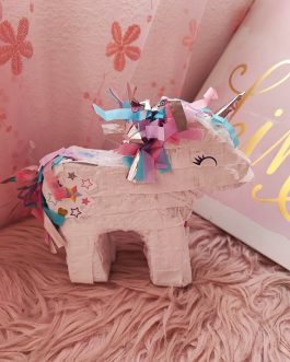 Mini piñata unicornio