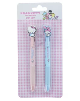Set bolígrafos Hello Kitty y My Melody