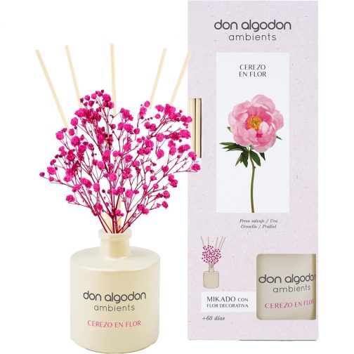 Mikado cerezo en flor Don Algodón