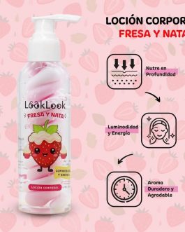 Loción Corporal LookLook fresa nata