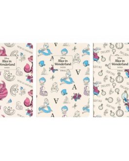 Pack 3 cuadernos A6 Alicia en el país de las maravillas