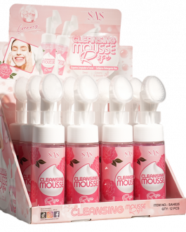 Espuma desmaquillante facial rosas