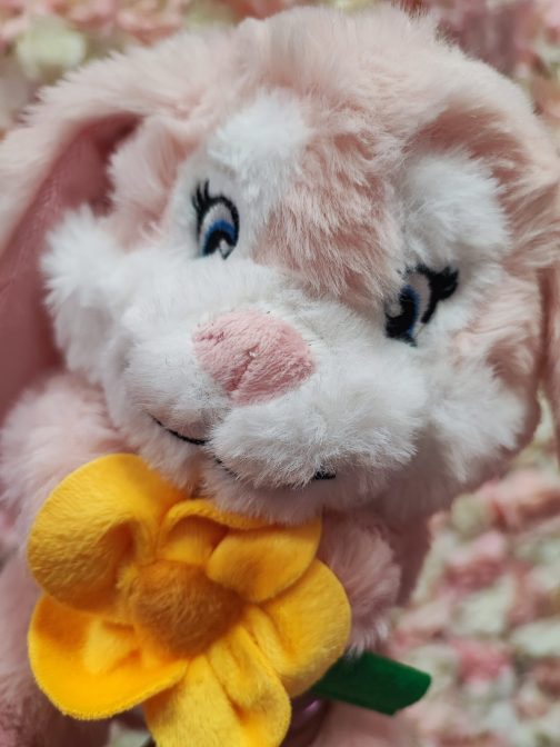 Peluche conejo con flor - Image 2