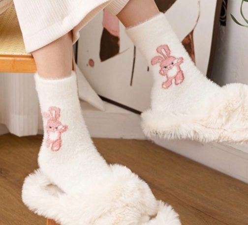Calcetines pelito conejos - Imagen 4