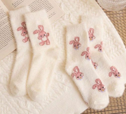 Calcetines pelito conejos - Imagen 2