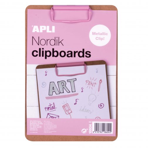 Clipboard madera rosa