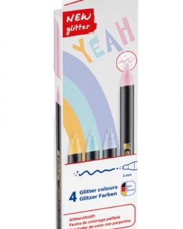 Pack rotuladores glitter Edding