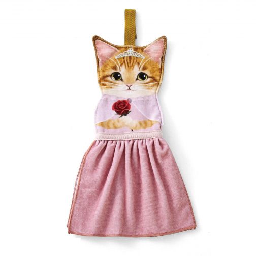 Paño toalla Gato princesa