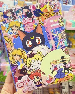 Cuaderno Sailor Moon cuero