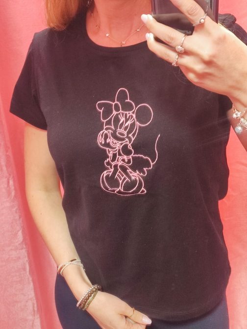 Camiseta Minnie bordada - Imagen 2