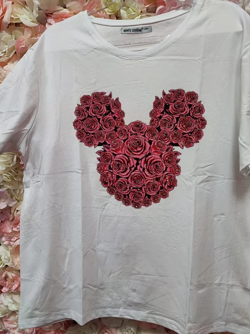 Camiseta Mickey rosas - Image 3