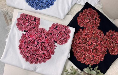 Camiseta Mickey rosas - Image 4