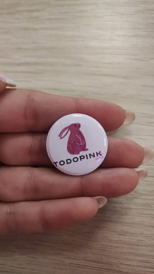 Mini chapa Todo Pink - Imagen 2