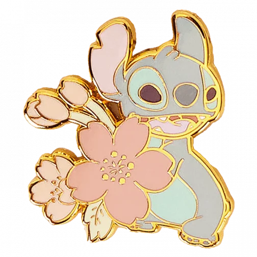 Pin Loungefly sorpresa Stitch cherry blossom - Imagen 4
