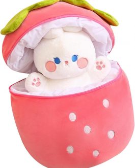 Peluche fresa conejo