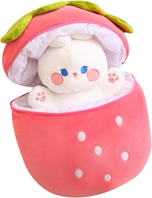 Peluche fresa conejo