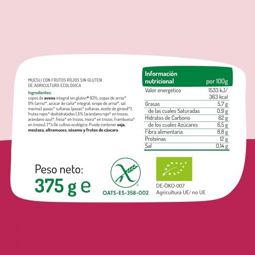 Muesli frutos rojos - Imagen 2