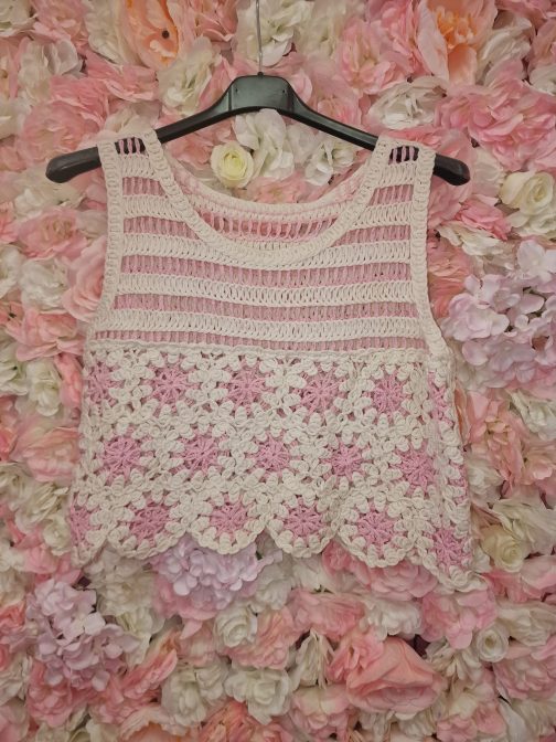 Top crop crochet