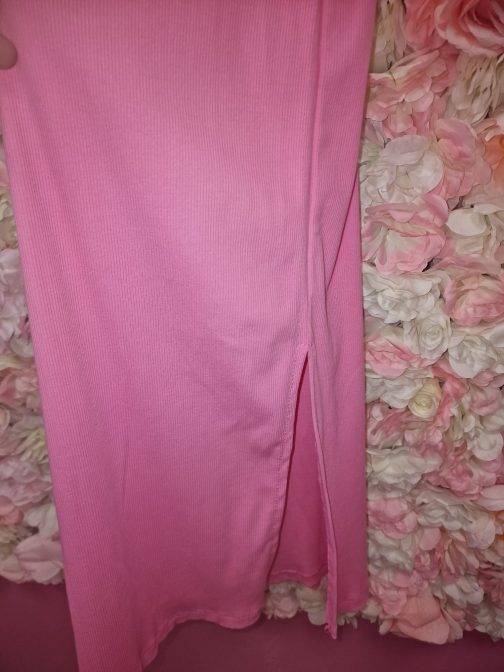Vestido recto fucsia - Image 3