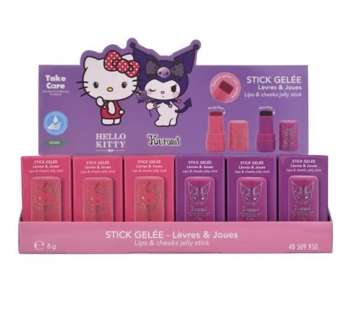 Labial o colorete Hello Kitty y Kuromi