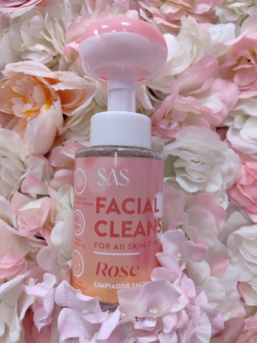 Limpiador facial flor Rosa