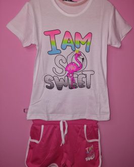 Conjunto niña Flamencos