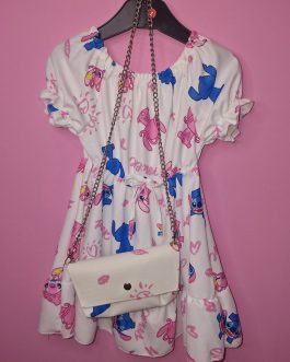 Vestido niña Stitch y Angel