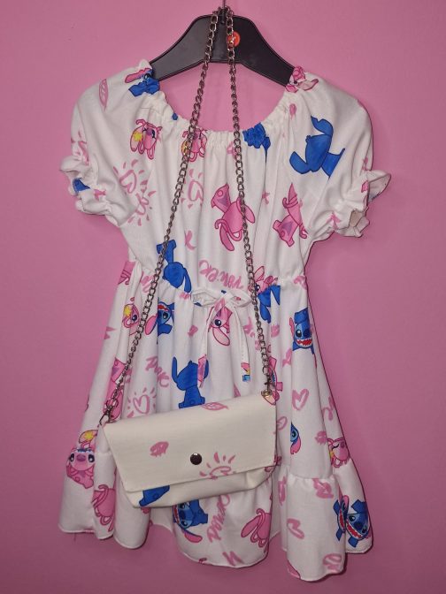 Vestido niña Stitch y Angel