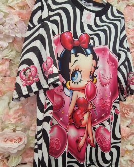 Camiseta Betty Boop chicle