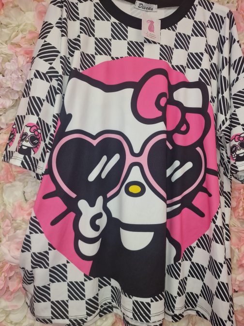 Camiseta Hello Kitty cuadros - Image 3