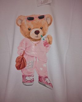 Camiseta oso con batido