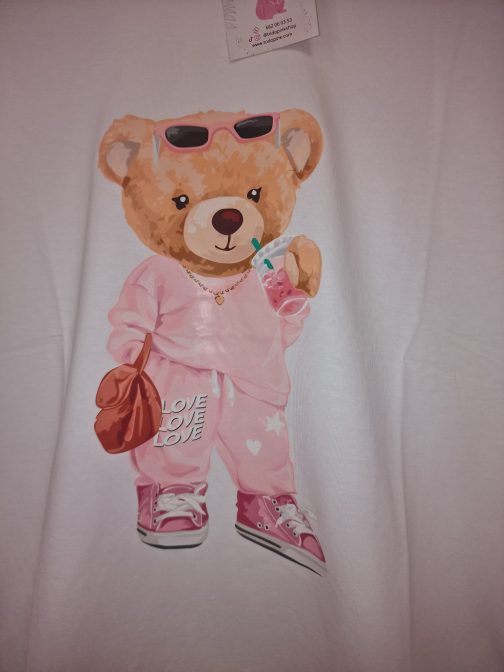 Camiseta oso con batido - Image 2