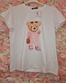Camiseta oso con batido