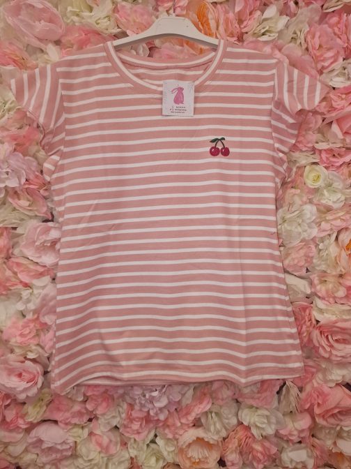 Camiseta coqueta cerezas