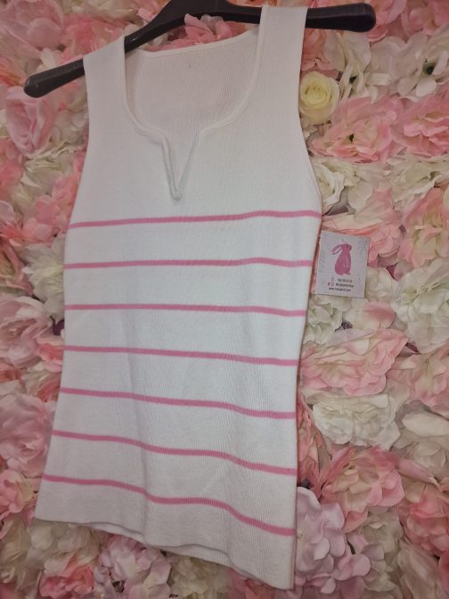 Top tirantes rayas rosas - Image 2