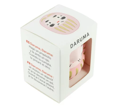 Daruma rosa - Imagen 3