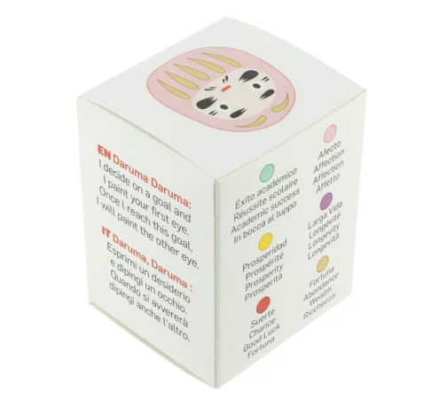 Daruma rosa - Imagen 4