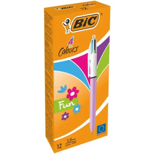 Bolígrafo bic 4 colores Fun