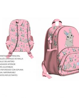 Mochila conejo rosa