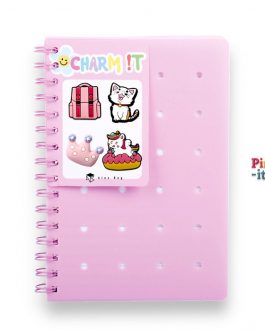 Libretas Charm it con pines