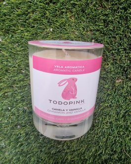 Vela Todo Pink Vainilla y Canela