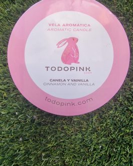 Vela Todo Pink Vainilla y Canela