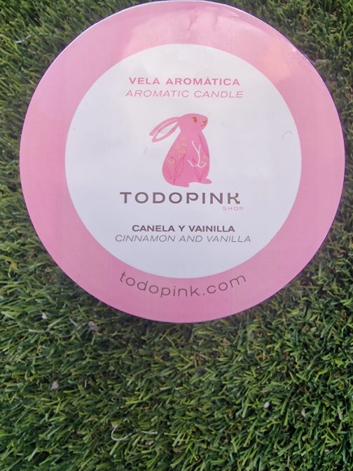 Vela Todo Pink Vainilla y Canela - Imagen 2