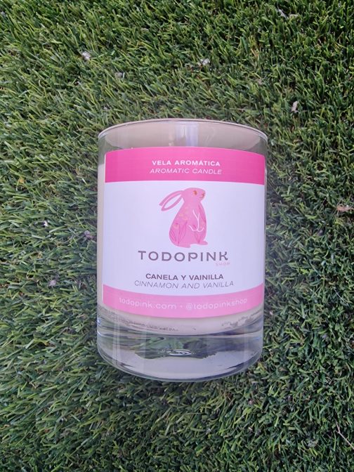 Vela Todo Pink Vainilla y Canela - Imagen 3