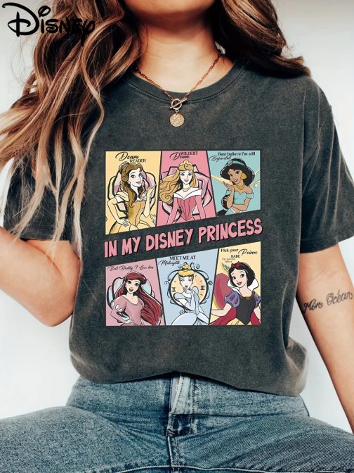 Camiseta princesas Disney comic